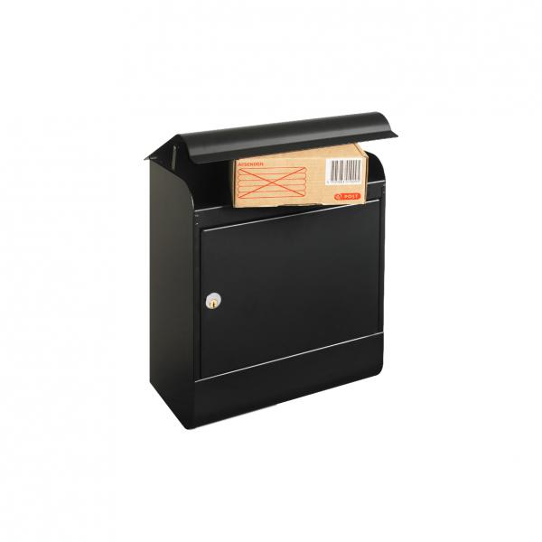 Paketbriefkasten Mefa Magnum 495 in Tiefschwarz RAL 9005